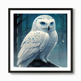 Snowy Owl Art Print