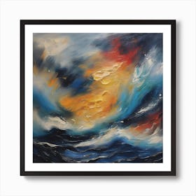 Stormy Seas Art Print