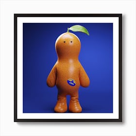 Orange Man Art Print