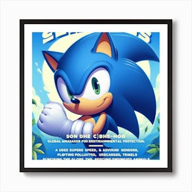 Sonic The Hedgehog 38 Art Print