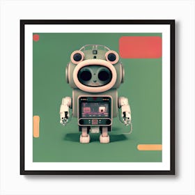 Robot Art Art Print