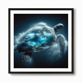 Sea turtle  Art Print