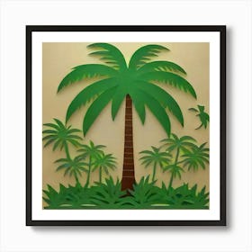 Palm Tree Wall Art Art Print