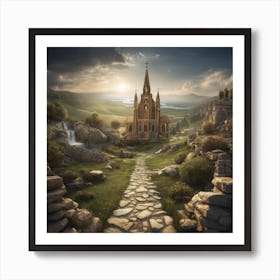 Church On The Hill Art Print