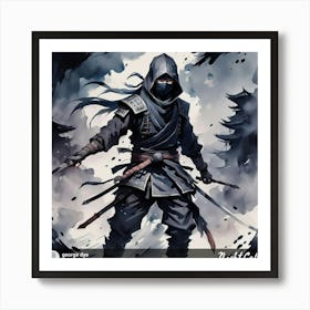 Ninja Warrior Art Print