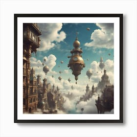 Fantasy City Art Print