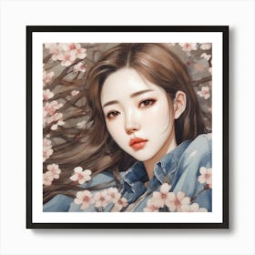 Korean Girl 8 Art Print