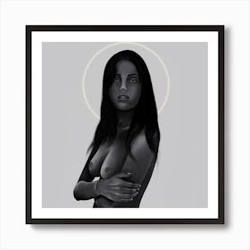 Saint Square Art Print