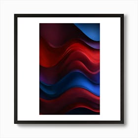 Abstract Wave Pattern Art Print