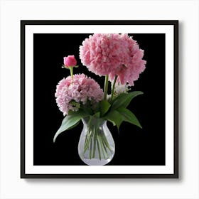 Pink Carnations Art Print