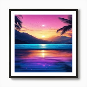 Sunset Art Print