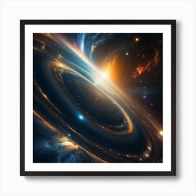 Galaxy In Space 5 Art Print