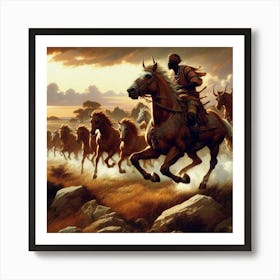 Horsemen Art Print