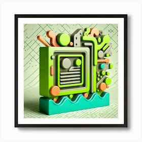 3d Illustration 6 Art Print