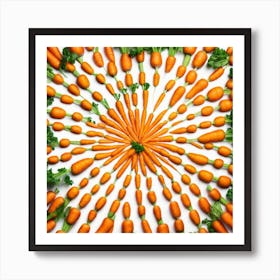 Carrots In A Circle 8 Art Print