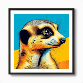 Meerkat 9 Art Print