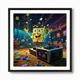 Spongebob Squarepants Art Print