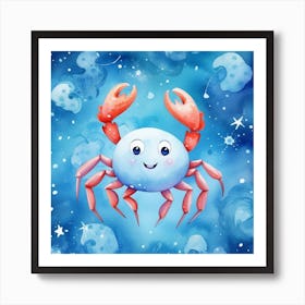 Crab In The Sky Art Print