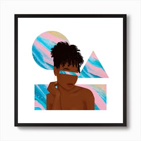 Afro-American Woman 1 Art Print