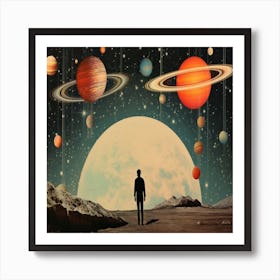 Planets In The Sky Art Print