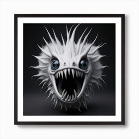 Monster Head 3 Art Print