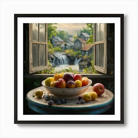 Bowl Of Fruit Art Print