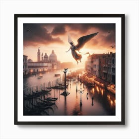 Angel Of Venice 1 Art Print