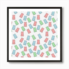 Gummy Bears Art Print