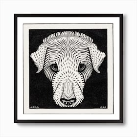 Dog's Head, Julie De Graag Art Print