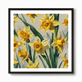 Yellow Daffodils Art Print