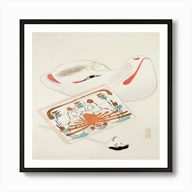 Kyosen’S Collected Illustrations Of Japanese Toys Pl 5 Art Print