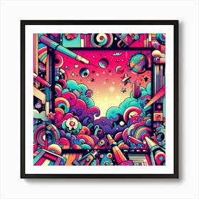 Psychedelic Art Art Print