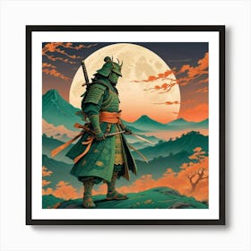 Samurai Art 110 Art Print