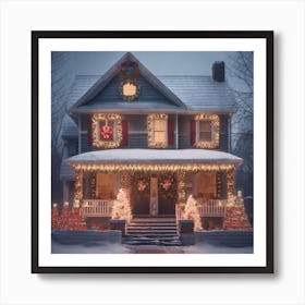 Christmas House 89 Art Print