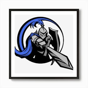 Knights Logo Art Print