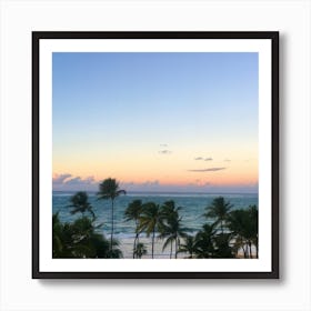 Ocean Views in Puerto Rico - Square Art Print