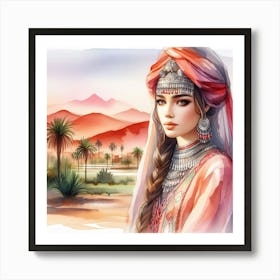 Exotic Beauty Artwork 125 Art Print