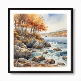 Rocky Shore 2 Art Print