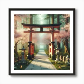 Cherry Blossoms 68 Art Print