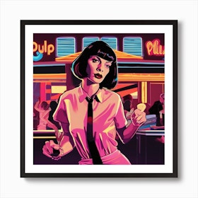 Pulp Fiction Gang print by Nikita Abakumov