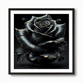 Black Rose 6 Art Print