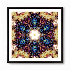 Psychedelic Mandala 93 Art Print