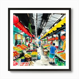 Chinese Art 72 Art Print