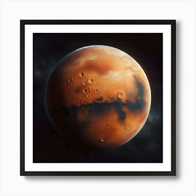 Mars Planet Art Print