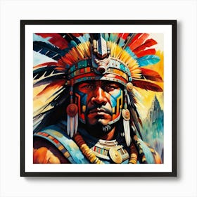 Indian Warrior Art Print