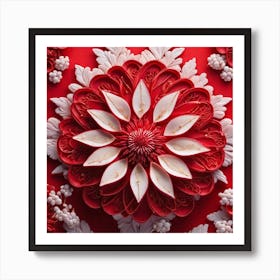 Paper Flower Art Print