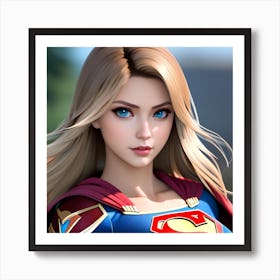 Supergirl 6 Art Print