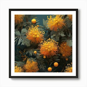 Mimosa flower 2 Art Print