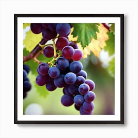 Grapes On The Vine 6 Art Print