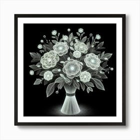 Bouquet Of Flowers Art Print